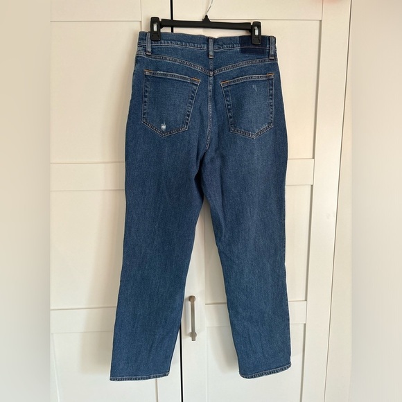 Abercrombie & Fitch ankle straight high rise women's size 10 long curve love - Picture 2 of 4